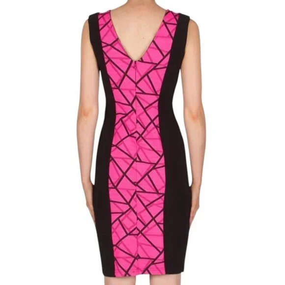 Joseph Ribkoff Sheath Dress Pink Size 8 - Picture 10 of 14